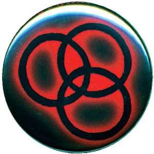  Led Zeppelin   Rings Symbol Button Magnet