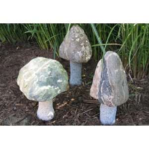  Natural Stone Boulder Mushroom, 12
