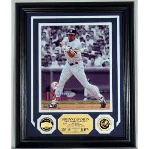 Johnny Damon New York Yankees 24KT Gold Coin Photo Mint 