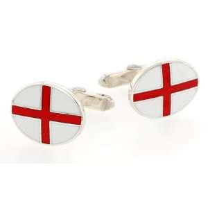  Handmade sterling silver and enamel English Flag or George 