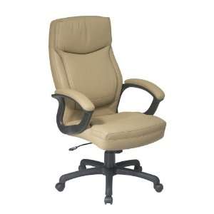  Tan Leather Office Chair