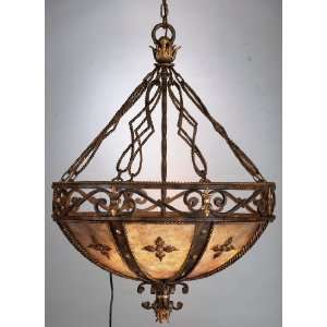 Fine Art Lamps 218142, Castile Large Bowl Pendant, 3 Light, 450 Total 