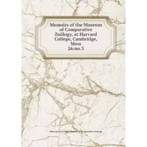  Memoirs of the Museum of Comparative ZoÃ¶logy, at 