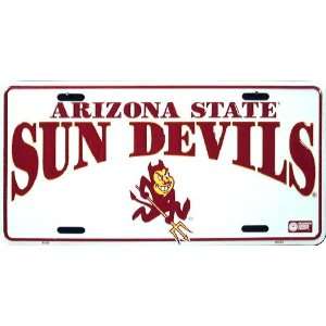 Arizona State Univ Sun Devils embossed metal auto tag 