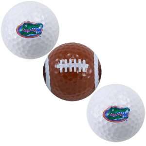  Florida Gators 3 Pack Golf Balls w/ Football Sports 