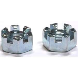 14 Slotted Hex Nuts / Steel / Zinc / 60 Pc. Carton  