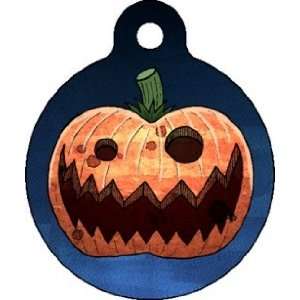  Evil Pumpkin Pet ID Tag for Dogs and Cats   Dog Tag Art 