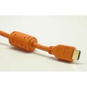  HDMI 1.3A Category 2 Certified 10 Foot Cable   Orange 