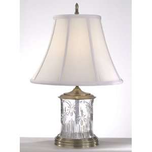   Accent Lamp   Antique Brass with Parchment Shade