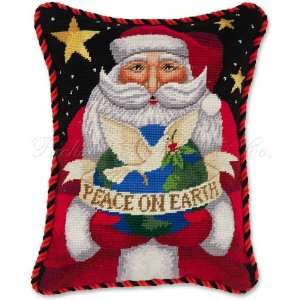  Peace Santa Christmas Pillow