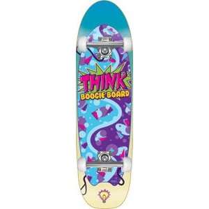  Think Boogie Board Complete Skateboard   8.75 w/Raw Trucks 
