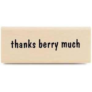    Thanks Berry Much 02   Rubber Stamps Arts, Crafts & Sewing