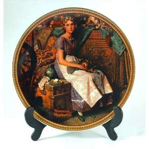  Knowles Dreaming in the Attic plate from the Norman 
