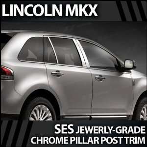  2007 2012 Lincoln MKX SES Chrome 6pc. Pillar Trim Covers 