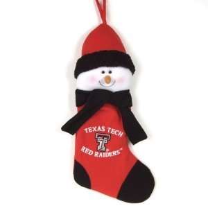  Texas Tech Red Raiders NCAA Snowman Holiday Stocking (22 