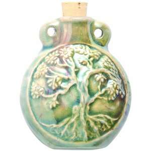   Raku Glazed Tree of Life Bottle Pendant, 49mm Arts, Crafts & Sewing