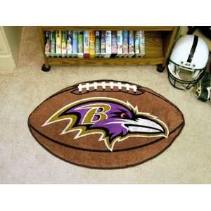    NFL Baltimore Ravens   FOOTBALL AREA RUG (22x35)
