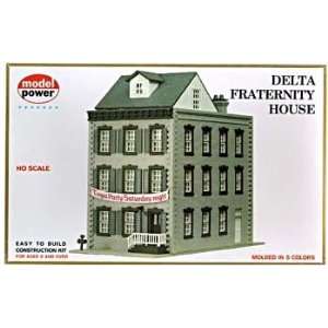  Delta Frat House Building Kit HO Scale Model Power Toys & Games