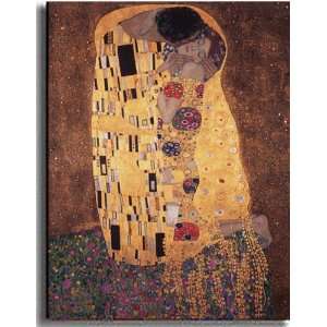  The Kiss by Gustave Klimt Premium Quality Poster
