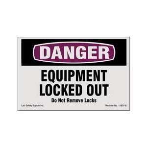 Lock Out Tag Sign Magnetic Danger   PRINZING  Industrial 