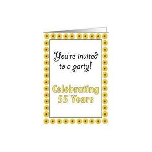    Youre invited to a party Celebrating 55 Years Card Toys & Games