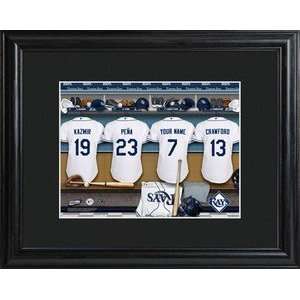  Tampa Bay Devil Rays MLB Clubhouse Framed Personalized 