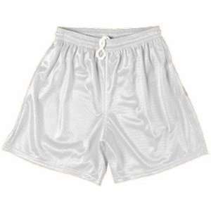 Badger 5 Mesh/Tricot Athletic Shorts Womens WHITE W2XL