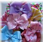 lot 6 Infant Toddler girls 6 inch Hair bows extra large u pic colors
