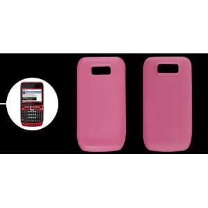   Pink Soft Plastic Skin Protect Case Cover for Nokia E63 Electronics