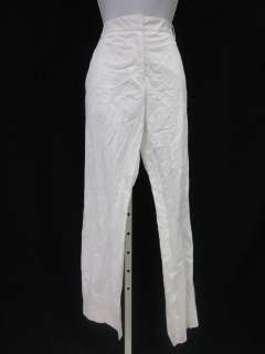 NWT TSE White Cotton Pants Slacks Trousers Sz 8  
