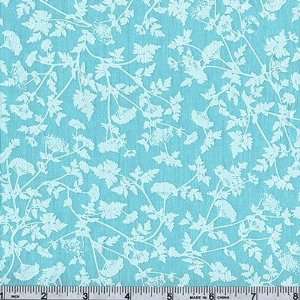  45 Wide Michael Miller Queen Annes Lace Aqua Fabric By 