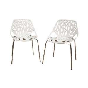  Wholesale Interiors Birch Sapling Plastic Accent Dining Chair 
