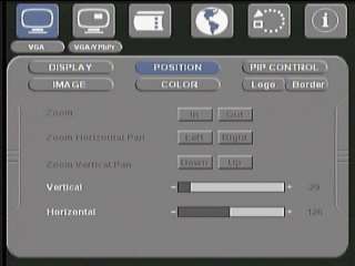 Video Channel Position Control