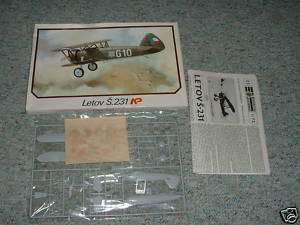 Plastikovy KP 1/72 Letov S.231   old kit  