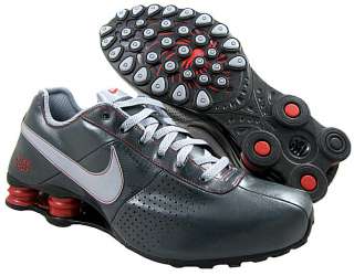 New Nike Mens Shox Deliver Anthracite/Silth/Red/Black Athletic Shoes 