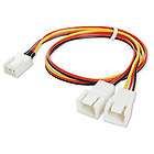 Fan 3 pin to 3 Wire Y Splitter Cooling Fan Cable Connec