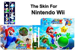 Super Mario Galaxy 2 SKIN DECAL COVER for NINTENDO Wii  