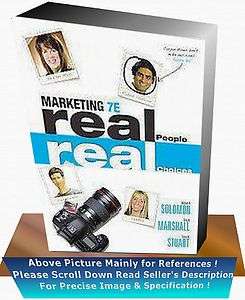    Real People Real Choices 7th Edition Solomon 9780132176842  