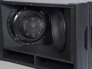 The push pull arrangement of the subwoofer drivers that minimizes 