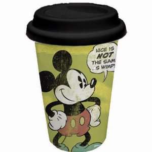  Disney Mickey Nice Not Same Ceramic Travel Mug