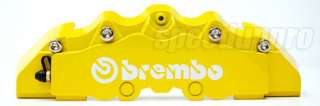 YELLOW Brembo Look Brake Caliper Cover Set Front/Rear  