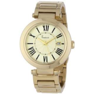 Freelook Womens HA1234GM 3A Cortina Roman Numeral Gold Watch 