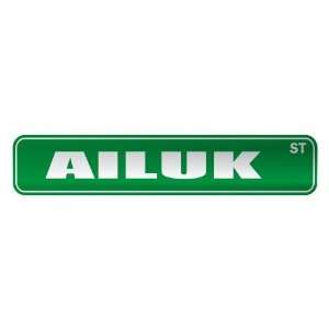   AILUK ST  STREET SIGN CITY MARSHALL ISLANDS