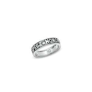  ZALES Diamond Accent RESPECT HONOR SERVE Purity Band in 