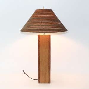   1970s Mid Century Post Modern Gregory Van Pelt Flute Table Lamp Raymor