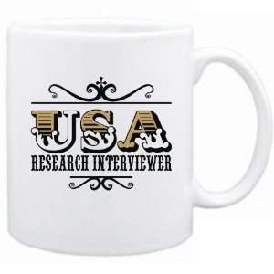 New  Usa Research Interviewer   Old Style  Mug Occupations  