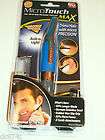  MICRO TOUCH MAX PERSONAL HAIR TRIMMER BLUE ALL IN ONE 50% MORE POWER