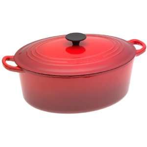  Le Creuset 2 1/2 Quart Oval French Oven Covered Red L2502 