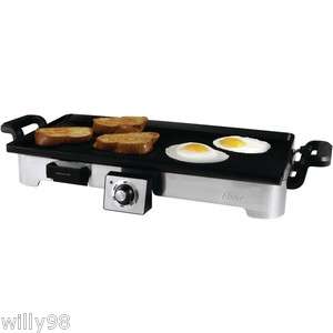   Non Stick Flat Electric Griddle With Removable Cooking Plates  