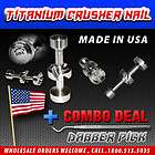 18mm 100% Titanium Nail + Dabber Pick Skillet Vapor Dome Wholesale 